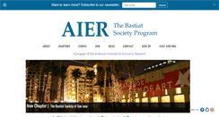 Desktop Screenshot of bastiatsociety.org